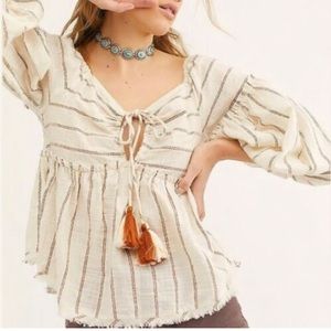 Free People Babydoll Top